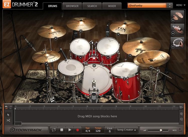how to convert ezdrummer midi to gm