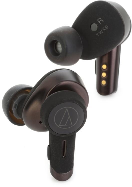 Audio-Technica ATH-TWX9 True Wireless Earphones with Bluetooth - Black