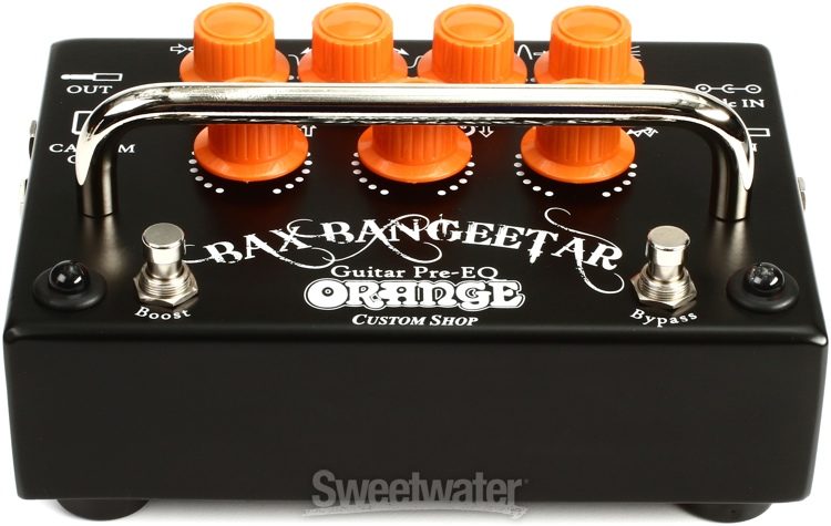 Orange Bax Bangeetar Guitar Pre-EQ Pedal - Black Reviews | Sweetwater