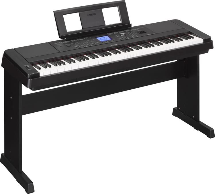 typisk farve basen Yamaha DGX-660 88-key Arranger Piano with Stand - Black | Sweetwater