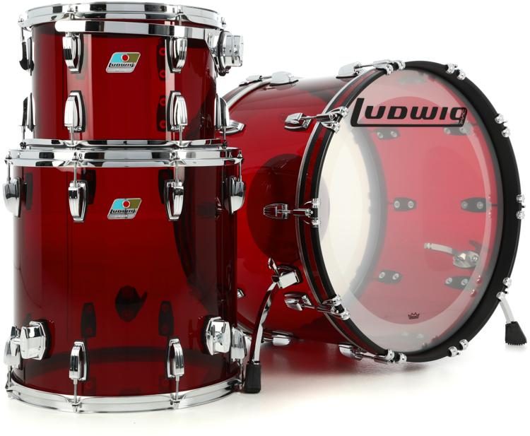 Ludwig vistalite red Clearance