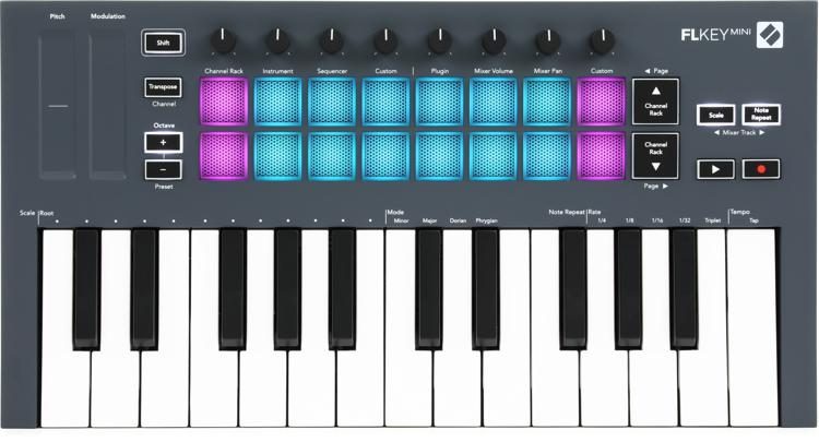 Novation FLkey Mini 25-key Keyboard Controller for FL Studio | Sweetwater