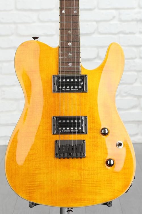 Fender Special Edition Custom Telecaster FMT HH - Amber | Sweetwater