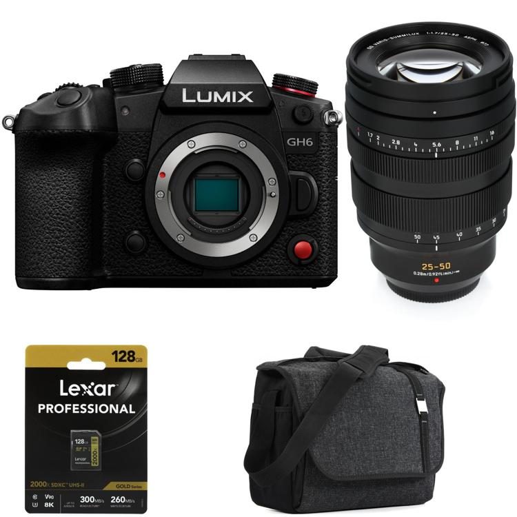 Panasonic Lumix GH6 Mirrorless Camera and HX2550 2550mm Lens