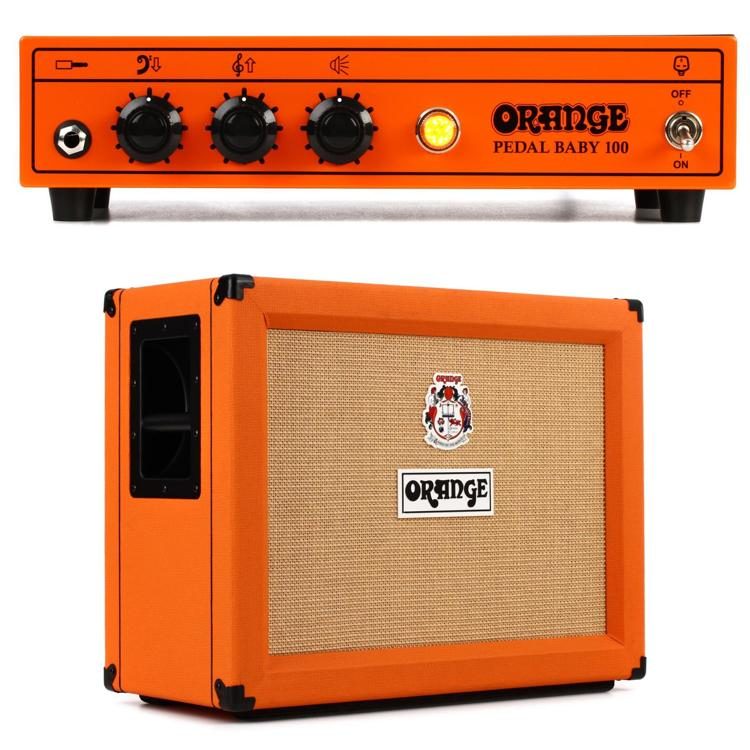 Orange Pedal Baby 100 100-watt Class A/B Power Amplifier with 120-watt  2x12 Cabinet Sweetwater