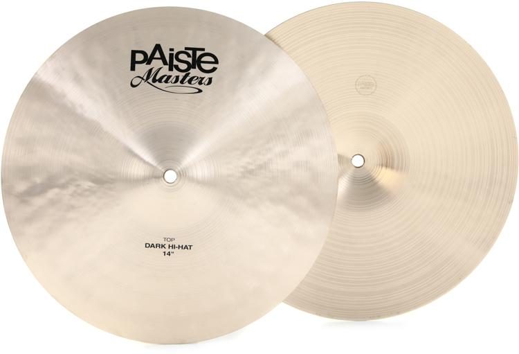 Paiste 14 inch Masters Dark Hi-hat Cymbals | Sweetwater