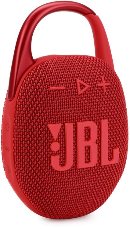 JBL Clip 5 Portable Waterproof Bluetooth Speaker - Red