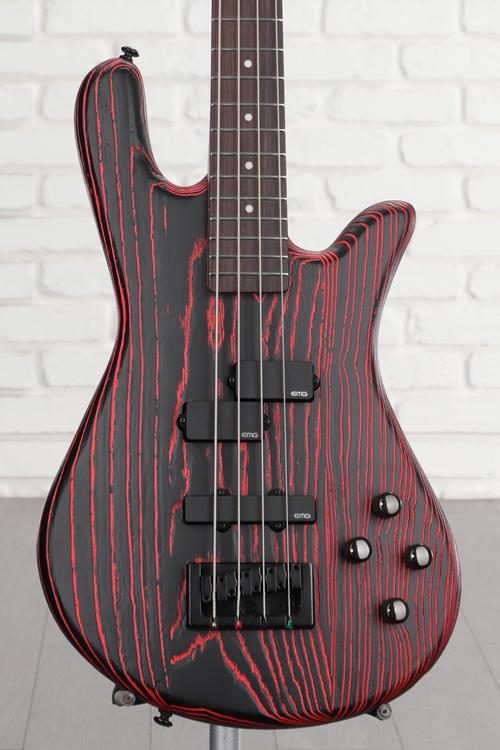 Spector NS Pulse 4 Bass Guitar - Cinder Red | Sweetwater