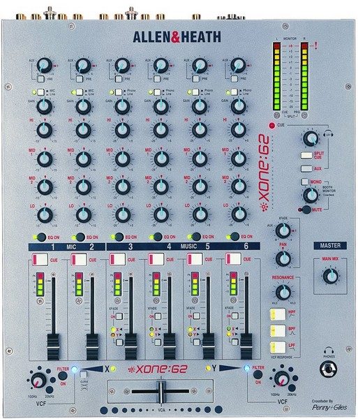 人気SALE安いALLEN&HEATH xone:62 DJ機材