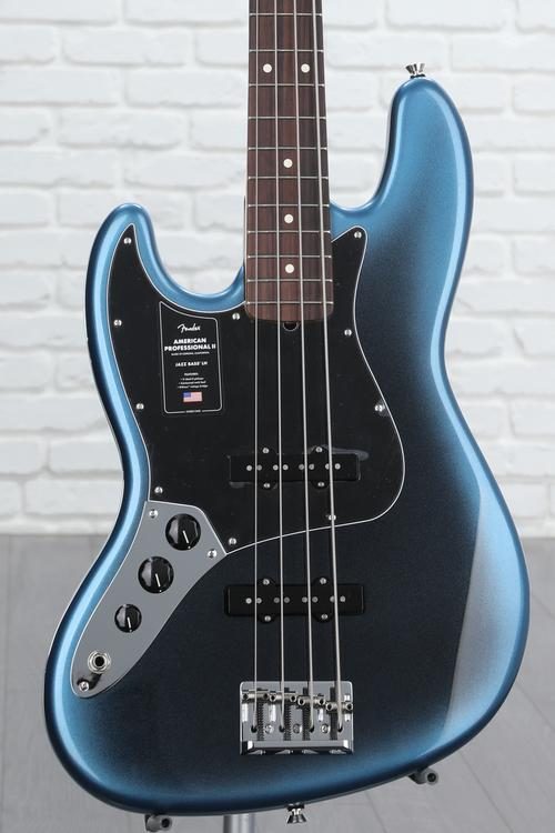 Fender American Professional II Jazz Bass Left-handed - Dark Night with  Rosewood Fingerboard