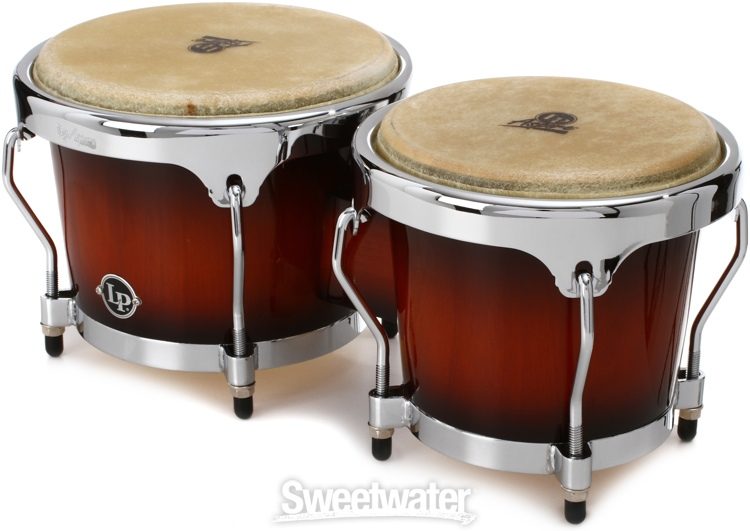 Latin Percussion LPA601-SBC Aspire Sunburst Wood Bongos 