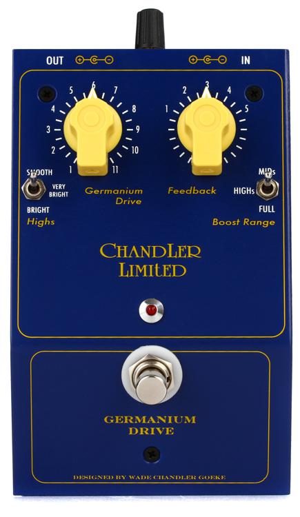 Chandler Limited Germanium Drive Distortion Pedal | Sweetwater