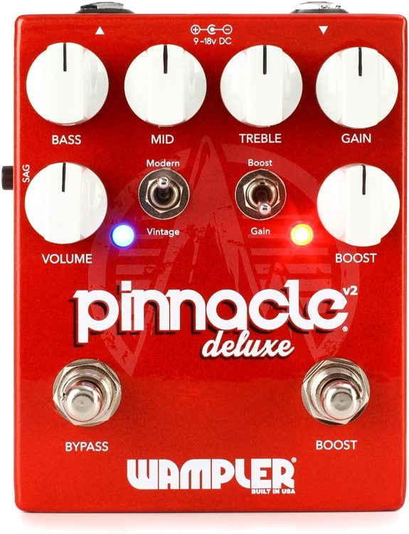 Wampler Pinnacle Deluxe V2 Overdrive Pedal | Sweetwater