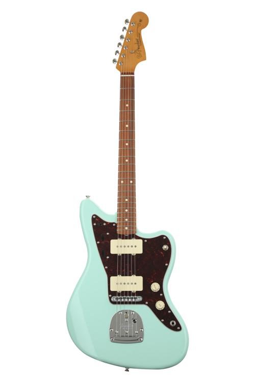 fender vintera jazzmaster surf green