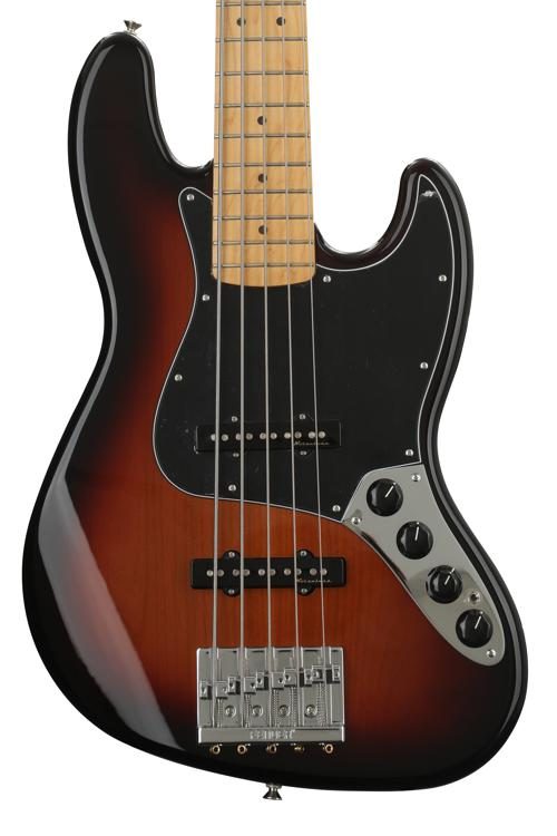 Fender Deluxe Active J Bass V - 3-Color Sunburst with Maple 
