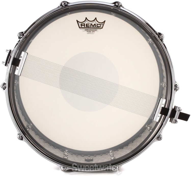 Gretsch Drums Hammered Black Steel Snare Drum - 6.5 x 14 inch 