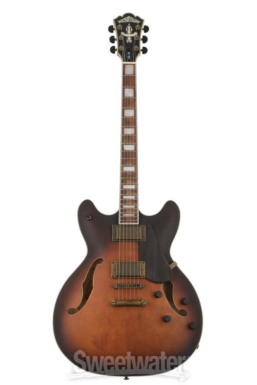 washburn semi hollow body electric guitar