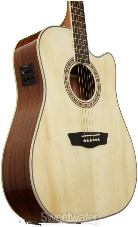 washburn wd10sce acoustic electric guitar