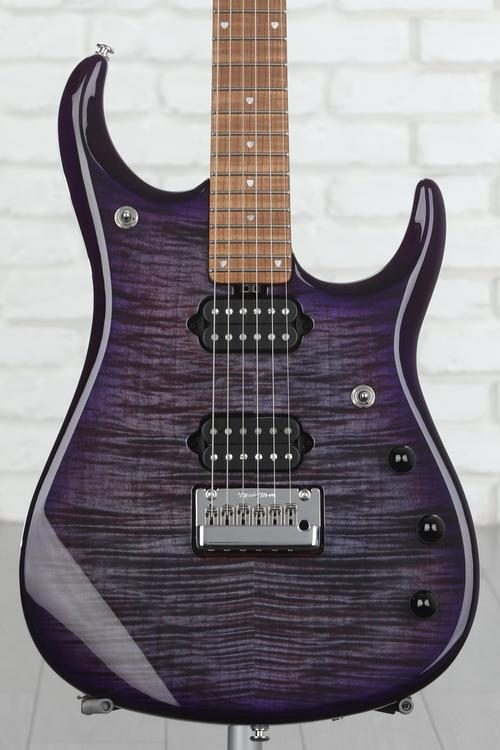 Ernie Ball Music Man JP15 Electric Guitar - Purple Nebula Flame