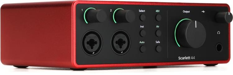 Well educated Rose rival Focusrite Scarlett 4i4 4th Gen USB Audio Interface | Sweetwater