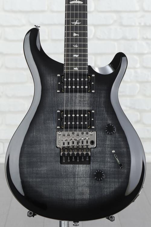 PRS SE Custom 24 Floyd Electric Guitar - Charcoal Burst | Sweetwater