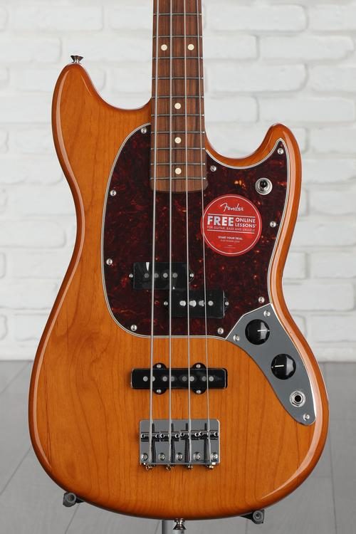 Fender Player Mustang Bass PJ - Aged Natural | Sweetwater