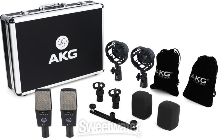 AKG C414 XLS/ST Large-diaphragm Condenser Microphone - Matched Pair