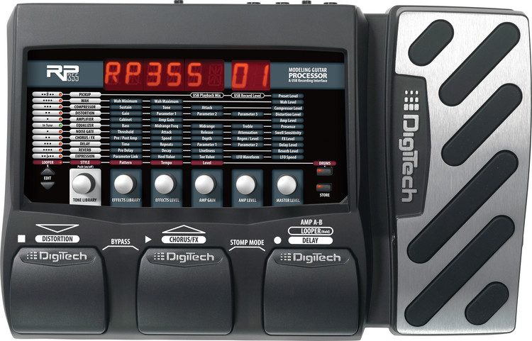 DigiTech RP355 Guitar Multi Effects Pedal with Expression Pedal