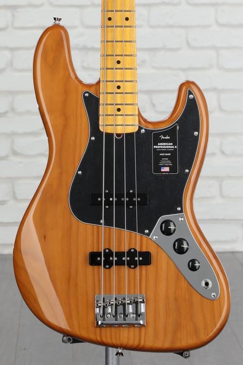 Fender American Professional II Jazz Bass - Roasted Pine with Maple  Fingerboard