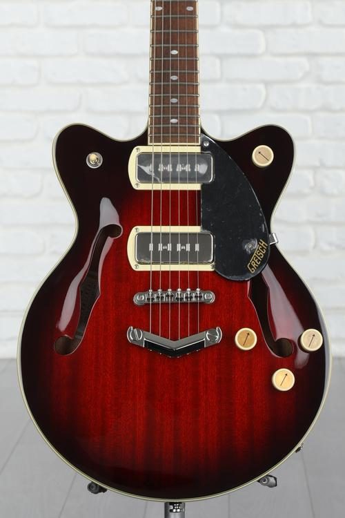 Gretsch G2655-P90 Streamliner Center Block Jr. Double-Cut P90 Electric  Guitar - Claret Burst