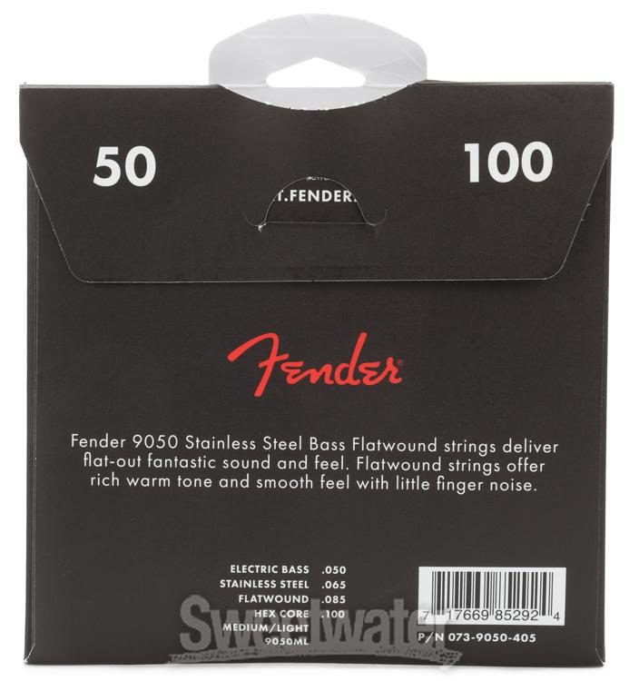 Fender 9050 Stainless Flatwound Bass Strings 