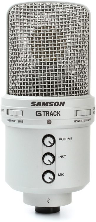 Samson G-Track USB Condenser with Audio Interface | Sweetwater
