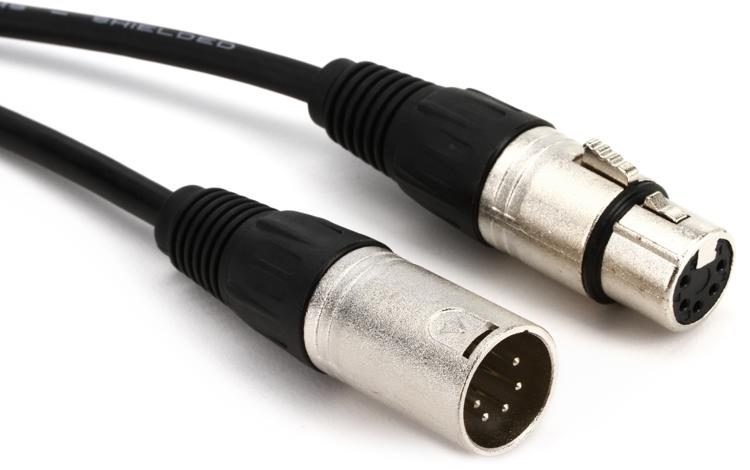 Hosa DMX-550 5-pin/3-conductor DMX Cable - 50 foot | Sweetwater