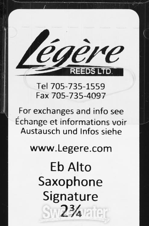Legere Reeds Signature Baritone Saxophone Reed Strength 2.75 