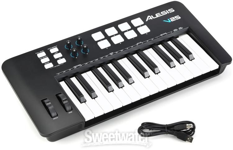 Alesis 25-key USB-MIDI Keyboard Controller | Sweetwater