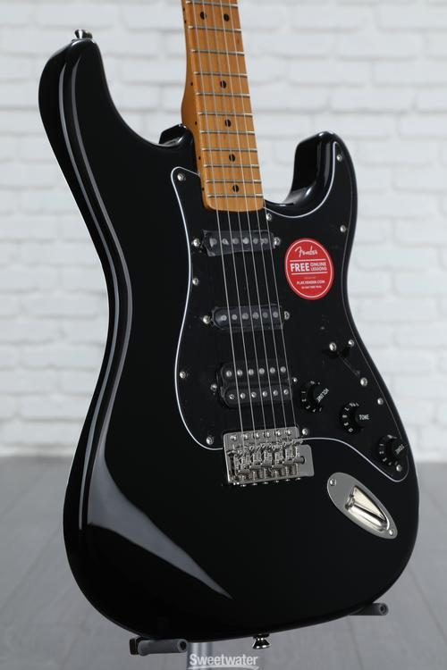 Squier Classic Vibe '70s Stratocaster HSS - Black with Maple Fingerboard