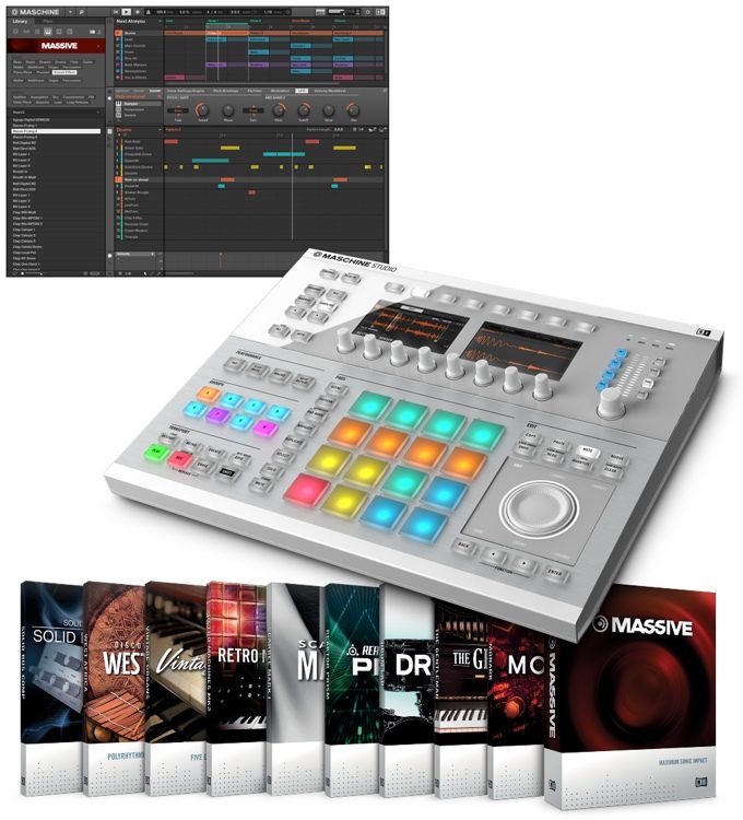 Native Instruments Maschine Studio - White | Sweetwater