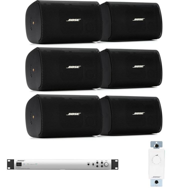 Bose Professional Retail Store Front Commercial Bundle with 6 Surface Mount Speakers | Sweetwater