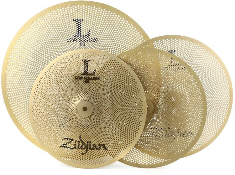 Zildjian LV468 LOW VOLUME L80 14//16//18 CYMBAL BOX SET w//Hat Bag and Cloth