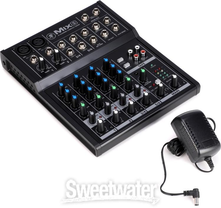 Mackie Mix8 8-channel Compact Mixer | Sweetwater