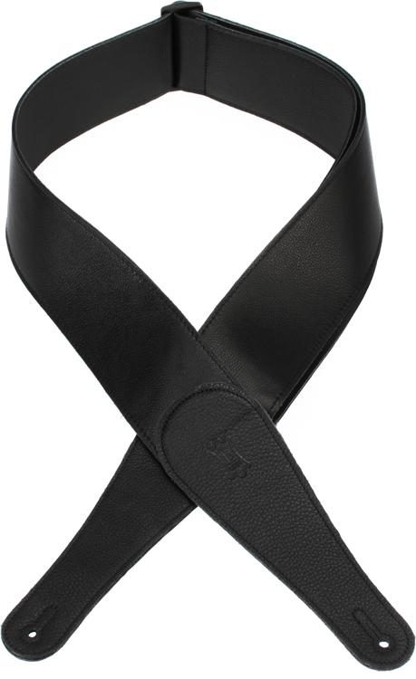 Levy's M7GG3 Garment Leather Guitar Strap - Black | Sweetwater