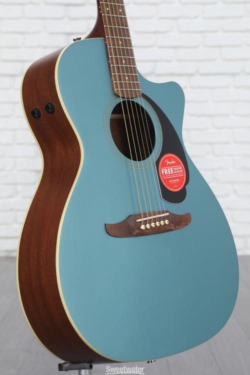 Fender Newporter Player Acousticelectric Guitar Tidepool Sweetwater