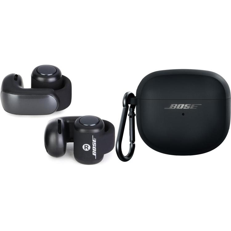 Bose Ultra Open Earbuds with Charging Case Cover - Black