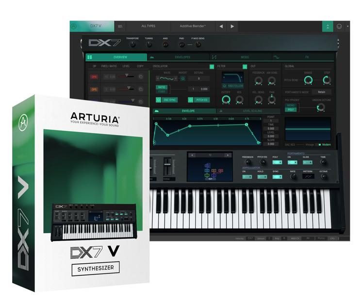 Arturia Dx7 V Fm Synthesizer Software Instrument Sweetwater