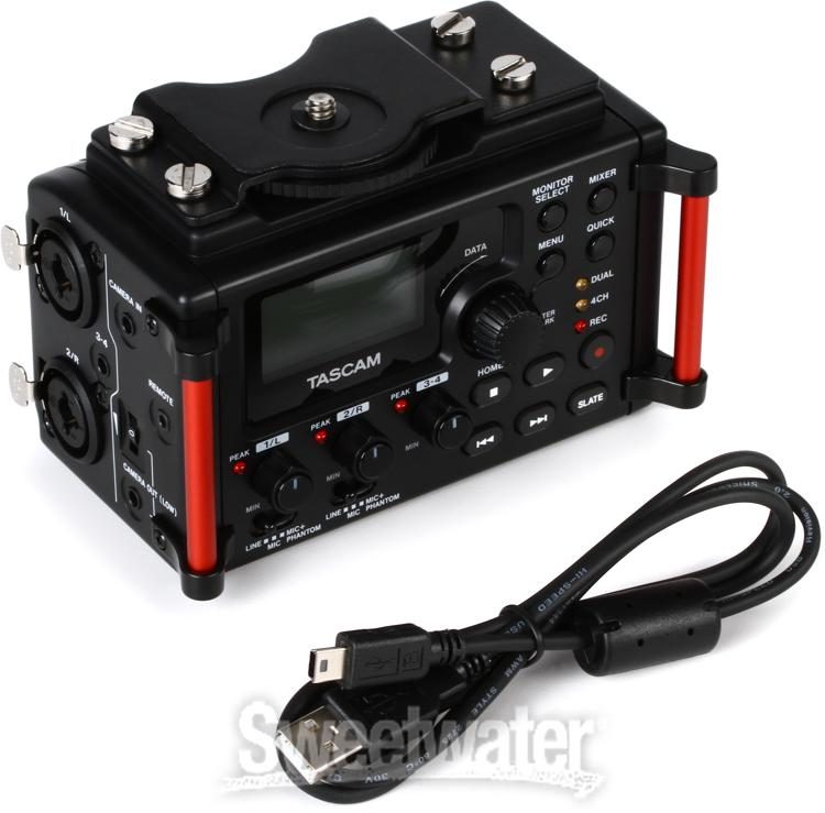 TASCAM DR-60DmkII 4-track Portable Recorder for DSLR Video Production