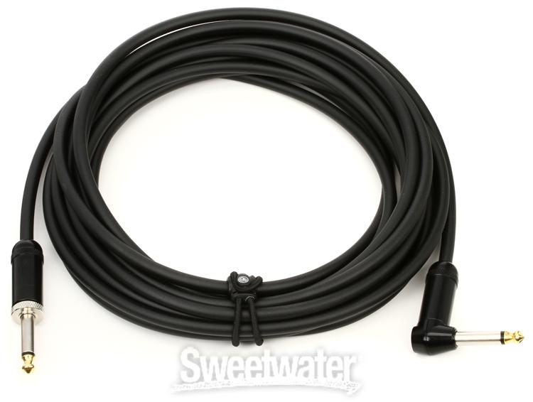 D Addario Pw Amsgra 20 American Stage Instrument Cable 20 Straight To Right Angle Sweetwater