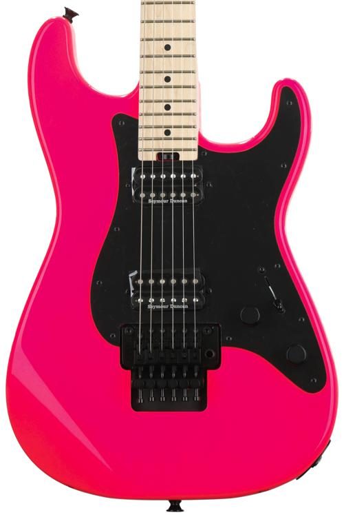 charvel so cal neon pink