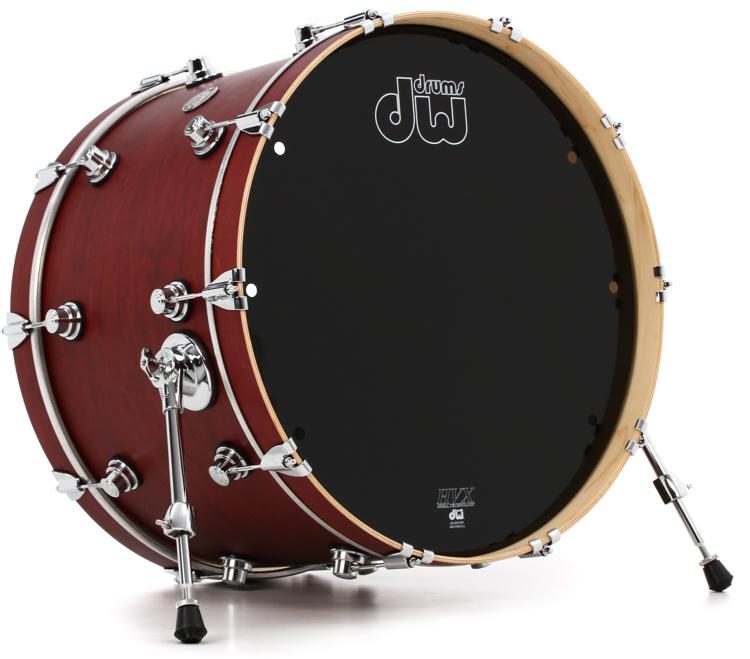 Dw Performance Series Bass Drum 14 X 22 Tobacco Stain Sweetwater