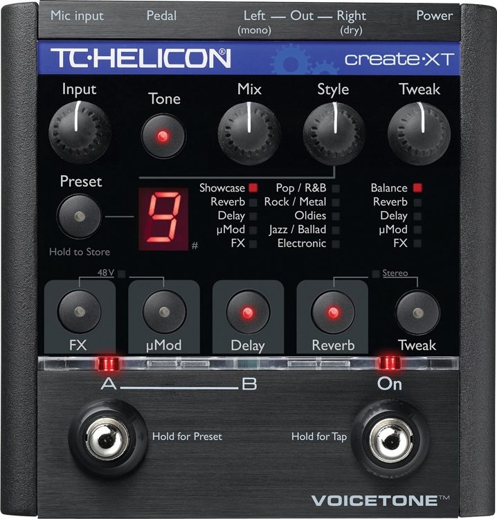 TC-Helicon VoiceTone Create XT Pedal