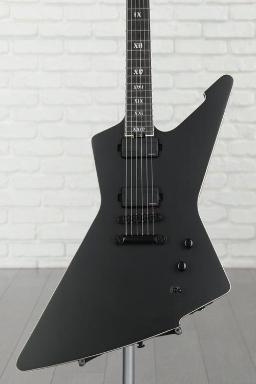 Schecter E-1 SLS Evil Twin - Satin Black | Sweetwater